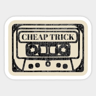 Cheap trick cassette Sticker